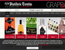 Tablet Screenshot of distillerietrentine.it